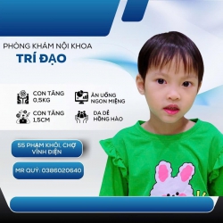 Con Gái Ở Duy Xuyên Tái Khám Sau 1 Tháng Điều Trị Dinh Dưỡng tại Quảng Nam