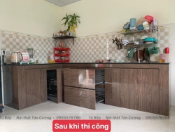 Đơn vị thi công tủ bếp đẹp, uy tín, giá hợp lí tại Quảng Nam