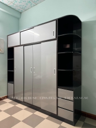 Tủ quần áo cửa lùa cho phòng chật hẹp. Bàn giao tủ 2m5*2m6*50 nhựa chinhuie plus cao cấp cho e Ánh Tuyết đặt đóng theo yêu cầu. Cảm ơn em đã tin tưởng tại Quảng Nam
