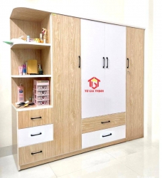 Tủ 4 cánh kết hợp kệ hoặc tủ bơ - giá tải xuống tại Quảng Nam