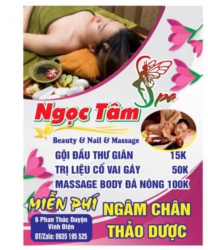 Chủ Nhật Mời Chị Em Đến Với Ngọc Tâm Spa tại Quảng Nam