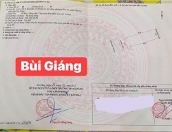 Bán đất Mặt Tiền Đường 7m5 BÙI GIÁNG - Hòa An - Cẩm Lệ tại Quảng Nam