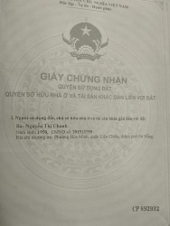 Bán 2 nhà cấp 4 mặt tiền 192A Tô Hiệu tại Quảng Nam