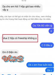 Khách hàng muốn mua là mua lần 2 hộp Zị Nè tại Quảng Nam