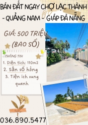 Lô Đất ở Điện Hồng - Ngay chợ Lạc Thành - Quảng Nam tại Quảng Nam
