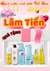 Tặng quà tưng bừng - Nhiệt liệt chào mừng ngày nhà giáo Việt Nam Salon Lâm Tiến tại Quảng Nam