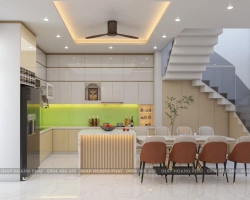 Chuyên thi công kính bếp, kính cường lực 8ly phun màu giá 550k/mét tại Quảng Nam