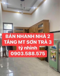 Bán nhanh nhà 2 tầng mặt tiền Sơn Trà giá 3 tỷ tại Quảng Nam