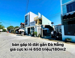 Chinh chu duy nhat lo dat cuc dep 180m2 dat tho cu chi ~ 650000 ch  cach cho chi hon 100m gan dien tại Quảng Nam