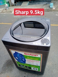 Máy giặt Sharp 9.5kg.. máy đẹp.. Giặt và vắt hoạt động tốt tại Quảng Nam