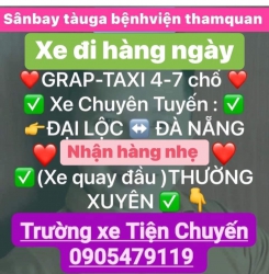 Xe đang ở Đại Lộc khách ra lại Đà Nẵng hay Về cứ gọi là có xe tại Quảng Nam