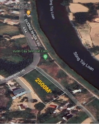 Bán đất mặt tiền QL14G gần sông Túy Loan tại Quảng Nam