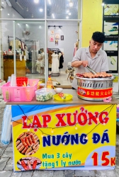 Cơn sốt lạp xưởng nướng đá chưa có dấu hiệu dừng lại, món mới cho các anh em trong các bữa nhậu tại Quảng Nam