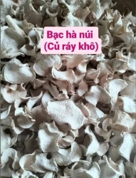 Củ ráy khô còn gọi cây bạc hà núi tại Quảng Nam