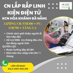 Công Việc Lương Cao tại KCN Hòa Khánh - Đà Nẵng tại Quảng Nam
