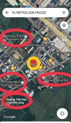 Vị trí quá đắc địa - Nằm giữa 4 trường học từ mầm non, cấp 1 2 3 , gần sân vận động tại Quảng Nam