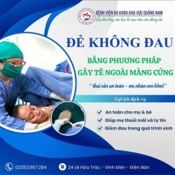 p Gây Tê Ngoài Màng Cứng cho Việc Đẻ Không Đau tại Quảng Nam