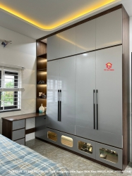 o kích trần kết hợp bàn làm việc tại Quảng Nam