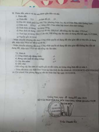 Cần bán lô đất: địa chỉ đất ở phường điện an  tại Quảng Nam