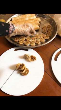 Kẹo chuối cuộn mai cập bến tại Quảng Nam