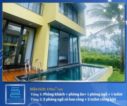 VILLA NGUYÊN CĂN TIÊU CHUẨN PHÒNG NGỦ DÀNH CHO 6 NGƯỜI LỚN 3 TRẺ EM tại Quảng Nam