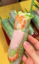 Gỏ cuốn tôm thịt tại Quảng Nam