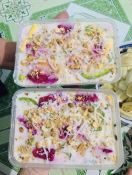 Rau câu nước cốt dừa và kem chuối cốt dừa tại Quảng Nam