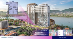 Căn hộ 2 phòng ngủ view sông, view công viên và hồ bơi tại Quảng Nam