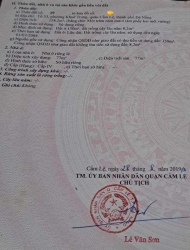 Bán lô đất mặt tiền đường Bình Hòa 15 khuê trung quận Cẩm Lệ tại Quảng Nam