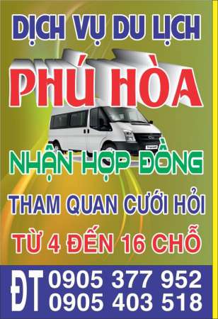Phú Hòa dịch vụ cho thuê xe  tại Quảng Nam