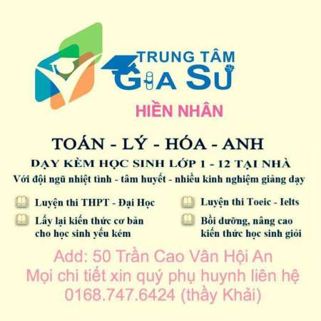 trung tâm gia sư nhận dạy kèm tại nhà chất lượng nhất tại Quảng Nam