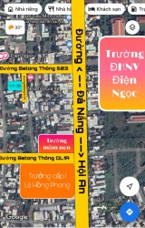 Bê tông điện Ngọc gần tường học tại Quảng Nam