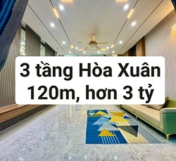Bán nhà 3 tầng đúc gần UBND Hòa Xuân, đường 5m5 lề 3m tại Quảng Nam