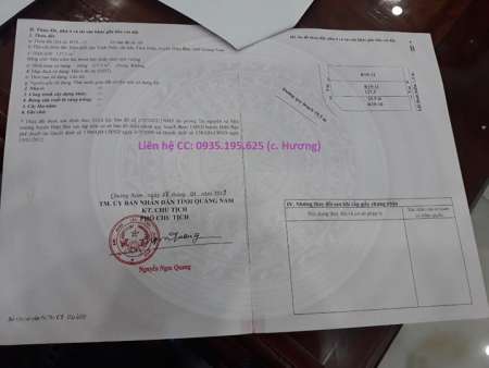 BÁN LÔ ĐẤT KHU PHỐ CHỢ VĨNH ĐIỆN- DT 127m2 tại Quảng Nam