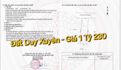 Bán Lô đất Duy Xuyên - Giá 1 Tỷ 230 tại Quảng Nam