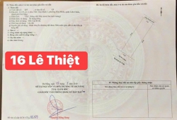 Bán Lô Đất Mặt Tiền Đường 5,5M Lê Thiệt - Hòa Minh, Lên Số Nhà 16 tại Quảng Nam