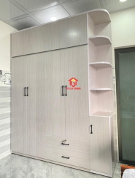 Tủ quần áo cao 2m4 từ nhựa Chinhuei Đài Loan, bảo hành 5 năm tại Quảng Nam