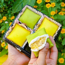 Crep mini dành cho khách ăn thử bánh bên e nè tại Quảng Nam