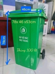 E còn dư 10 thùng rác gia đình 100 lít tại Quảng Nam