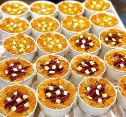 Bánh bông lan trứng muối hộp nhỏ tại Quảng Nam