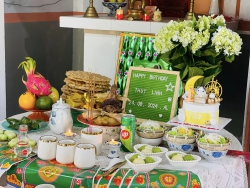 Chuẩn bị dây cho một cái cũi tại Vinh Teng tại Quảng Nam