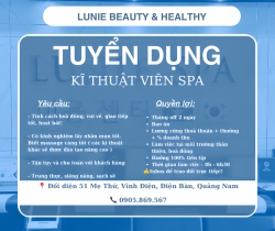 Gia nhập nhà Lunie Spa - Vĩnh Điện nhe tại Quảng Nam