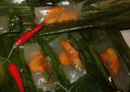 Bánh lọc huế nóng. nhà làm. tôm đất tươi ngon. tại Quảng Nam