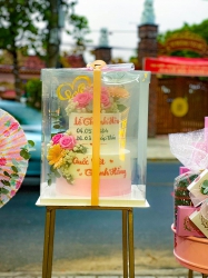 Mâm quả cưới tông hồng nè tại Quảng Nam