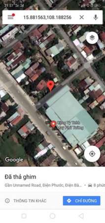 Cần bán lô đất ngang 5m dài 26m đường bê tông 3m lề 1,4 m tại Quảng Nam