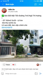 Bán Đất Mặt Tiền Đường 7m5 Ngô Thì Hương - Sơn Trà tại Quảng Nam