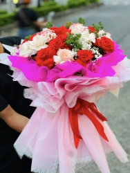 Kệ hoa chúc mừng khai trương tại Quảng Nam