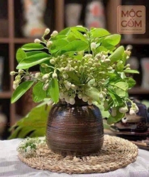 Bộ 3 bình hoa gốm sứ tone nâu đẹp tại Quảng Nam