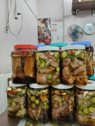 thịt heo quê chính hiệu ngâm mắm tại Quảng Nam