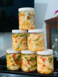 Măng ngâm tỏi ớt xiêm tại Quảng Nam
